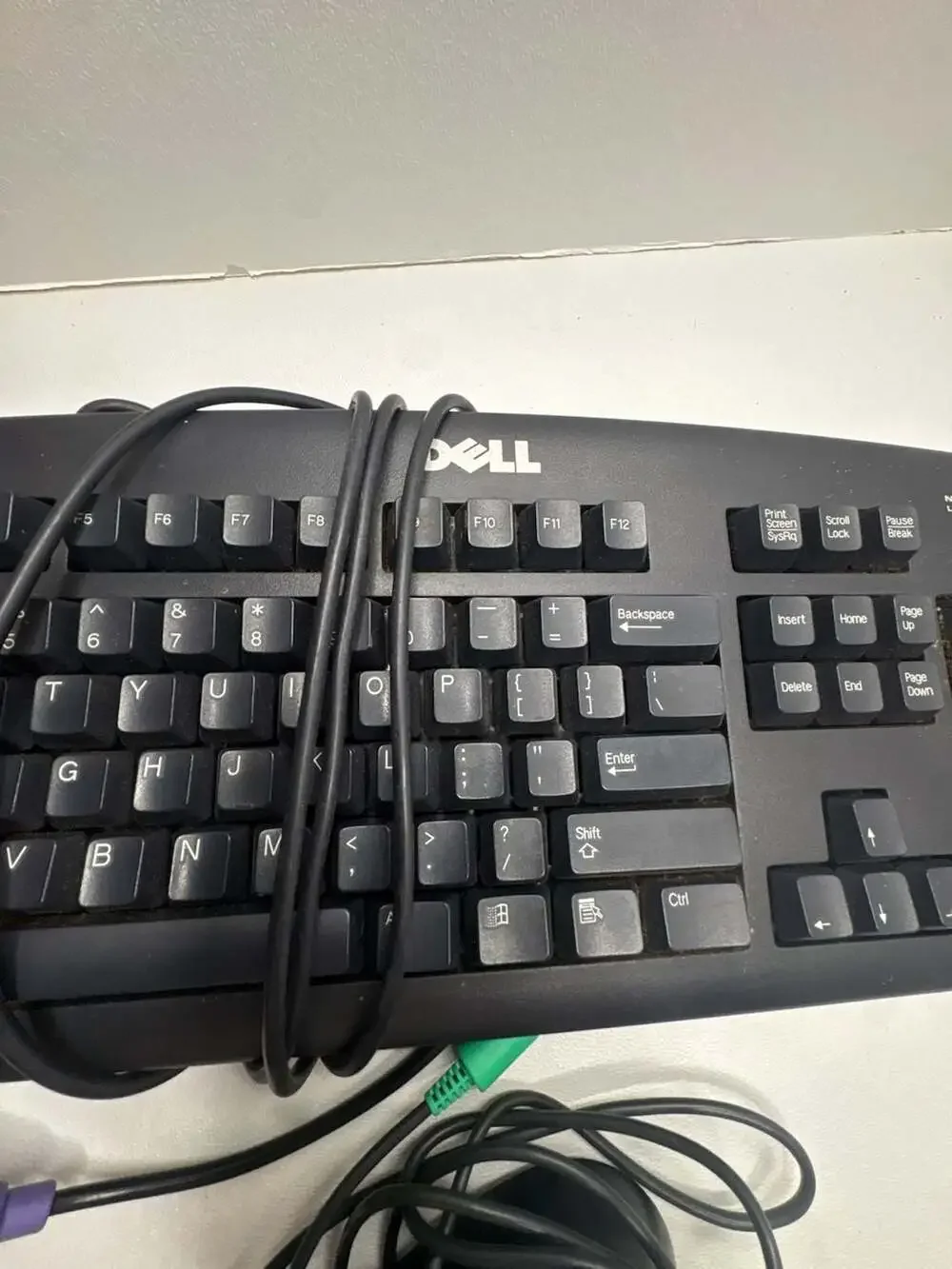 Dell SK-8110 RT7D20 With Feet Wired PS/2 Keyboard and Mouse Combo